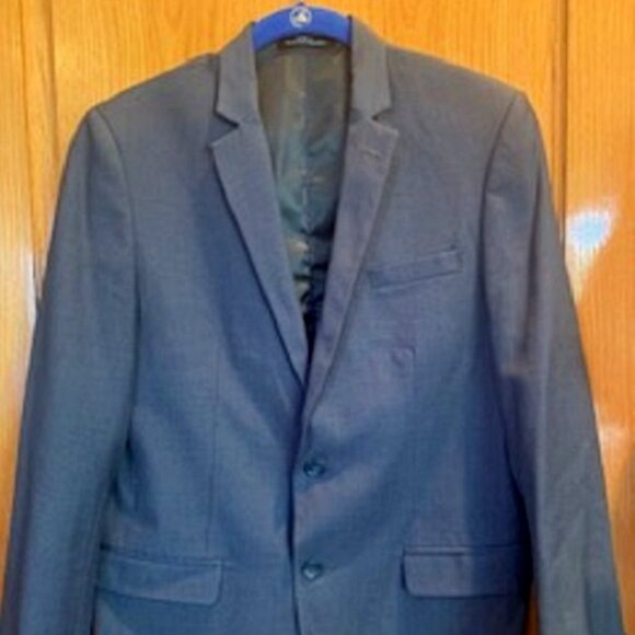 Calvin Klein Boy's Formal Separate Suit Jacket Blazer Gray Fully Lined Size 18R - Picture 1 of 8